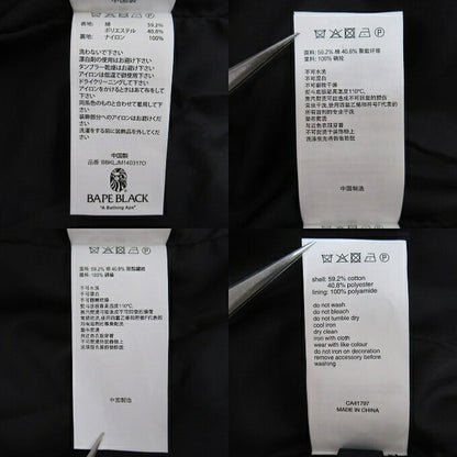 BAPE BLACK A BATHING APE Ornament Jacket Black Size M