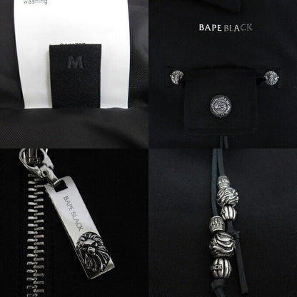 BAPE BLACK A BATHING APE Ornament Jacket Black Size M