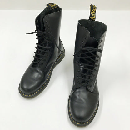 Dr.Martens 10 Hole Black Boots Size EU43