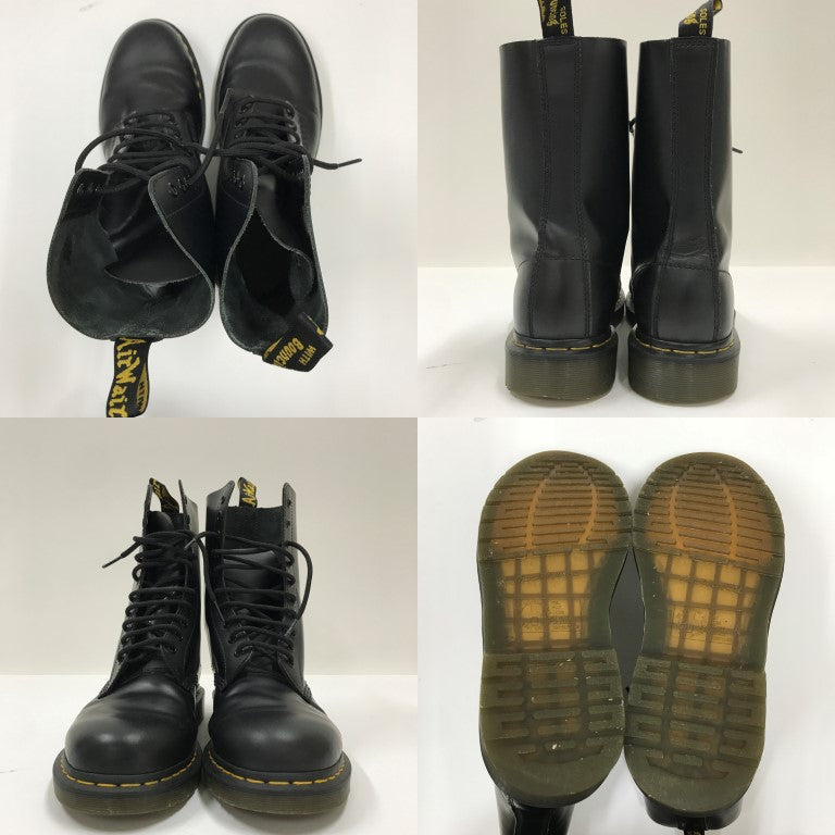 Dr.Martens 10 Hole Black Boots Size EU43