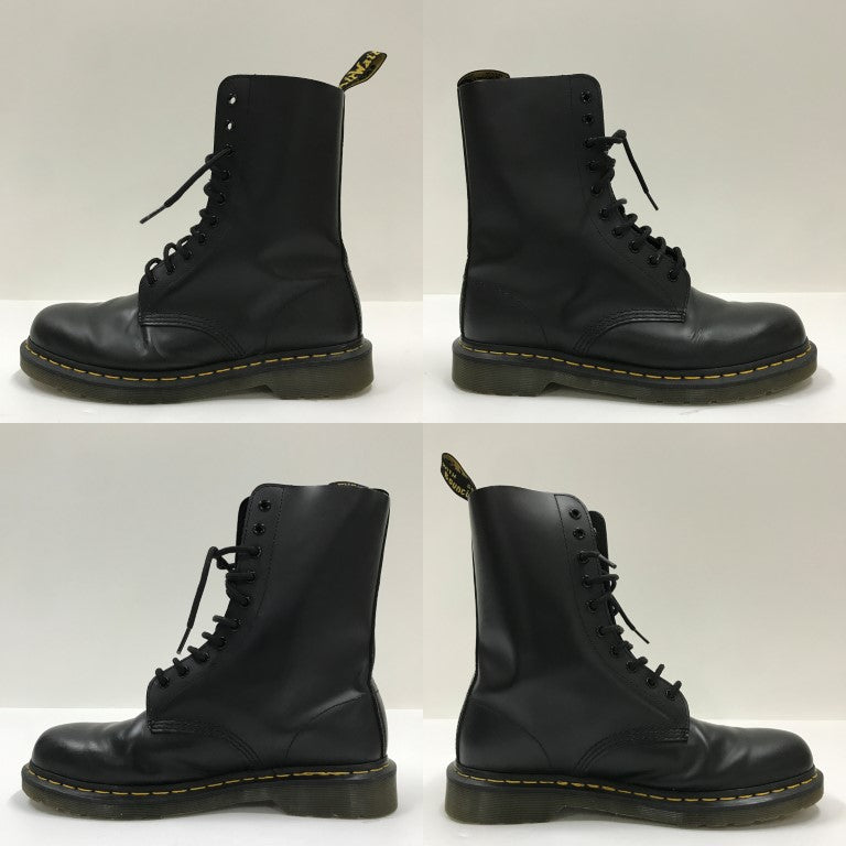 Dr.Martens 10 Hole Black Boots Size EU43