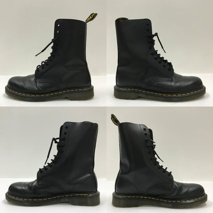 Dr.Martens 10 Hole Black Boots Size EU43