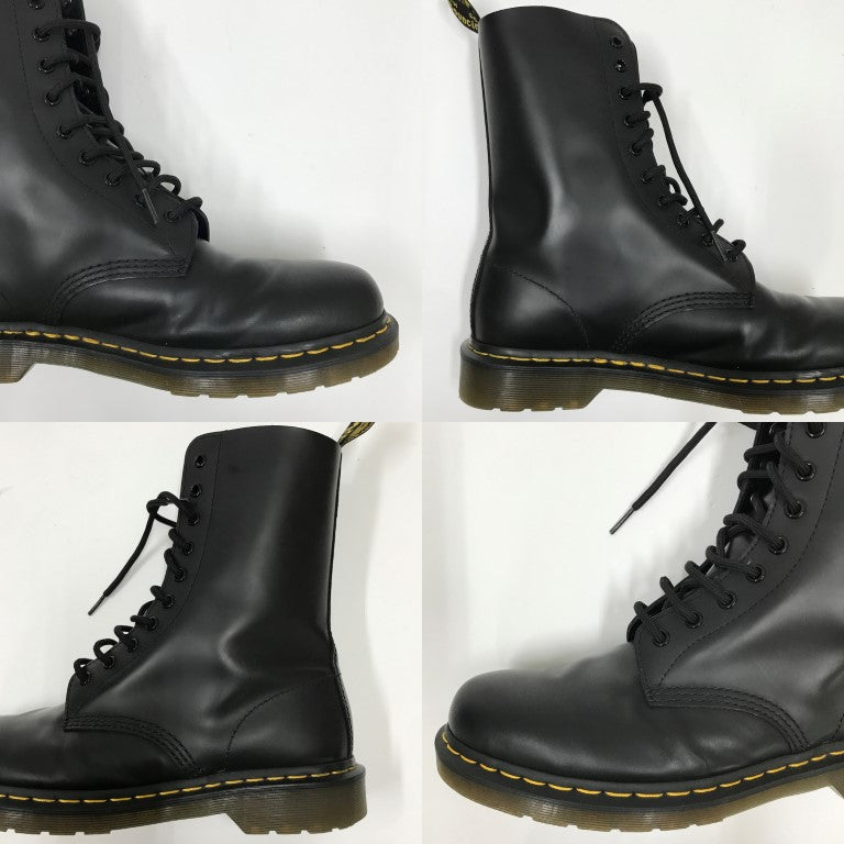 Dr.Martens 10 Hole Black Boots Size EU43