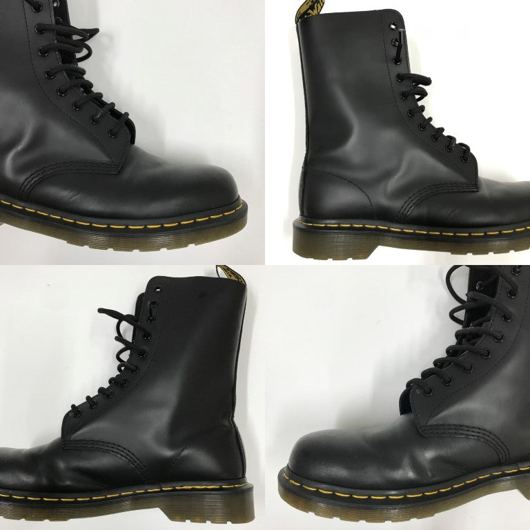 Dr.Martens 10 Hole Black Boots Size EU43