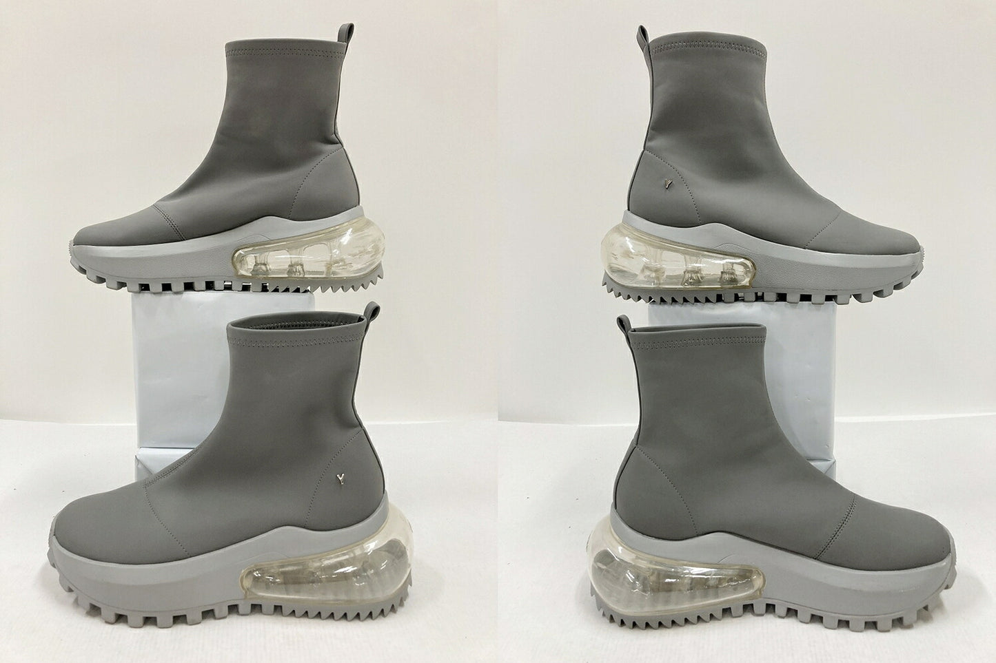 YELLO Gray Platform Air Sole Sneakers Size L