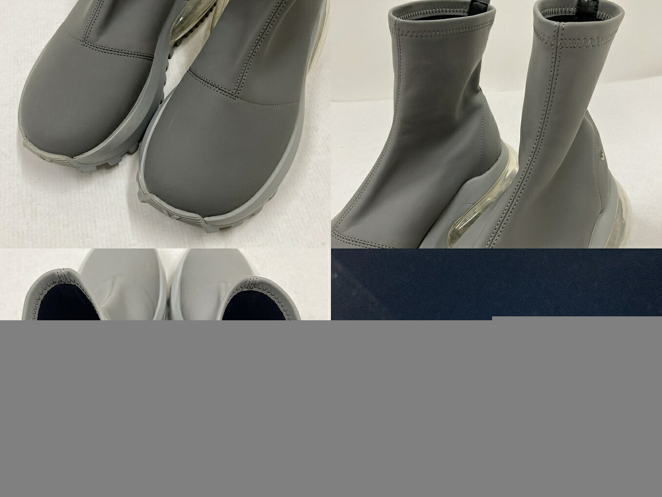 YELLO Gray Platform Air Sole Sneakers Size L