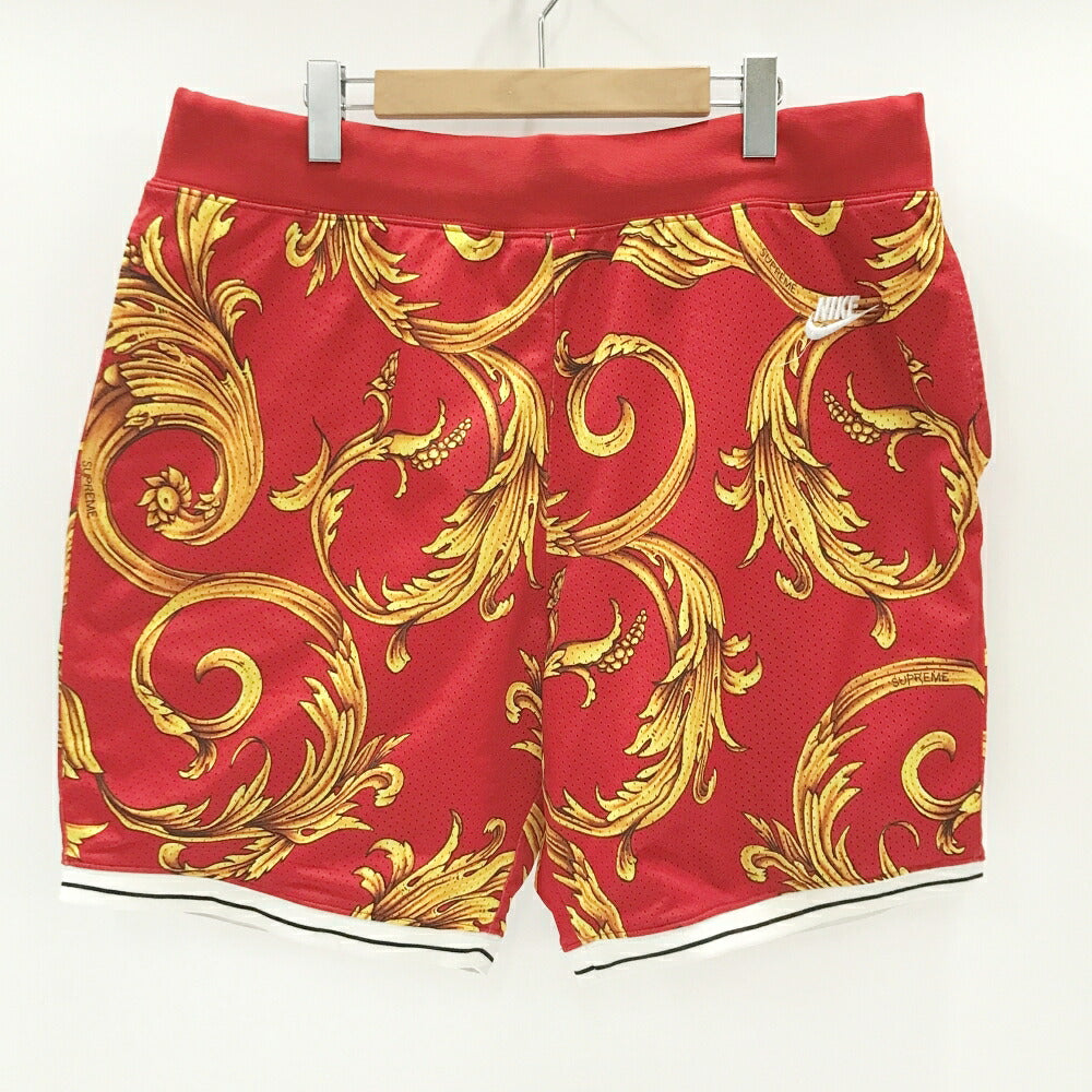 Supreme NIKE Basketball All-Over Print Shorts Red Size XL
