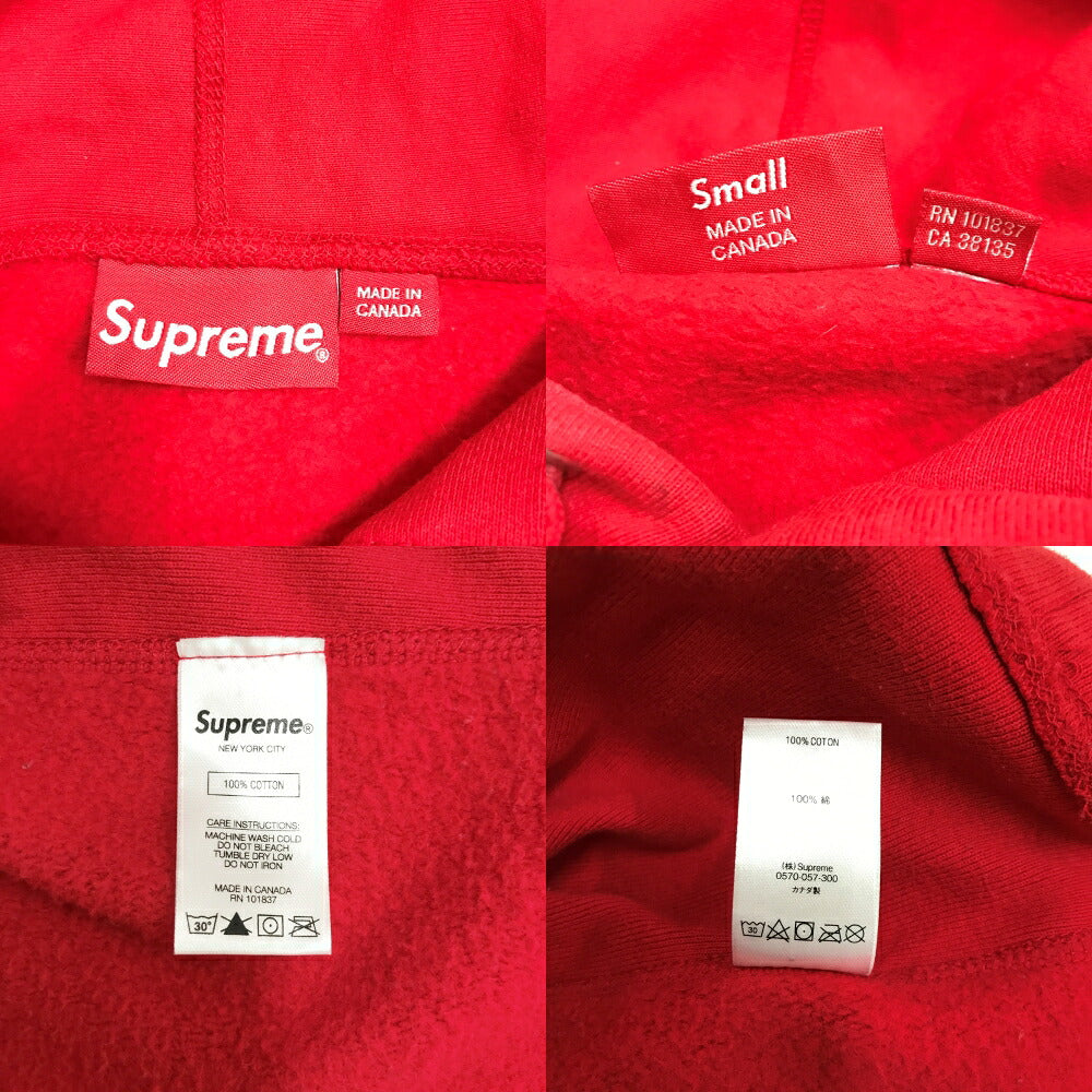 Supreme Bandana Box Logo Pullover Hoodie Red Size S