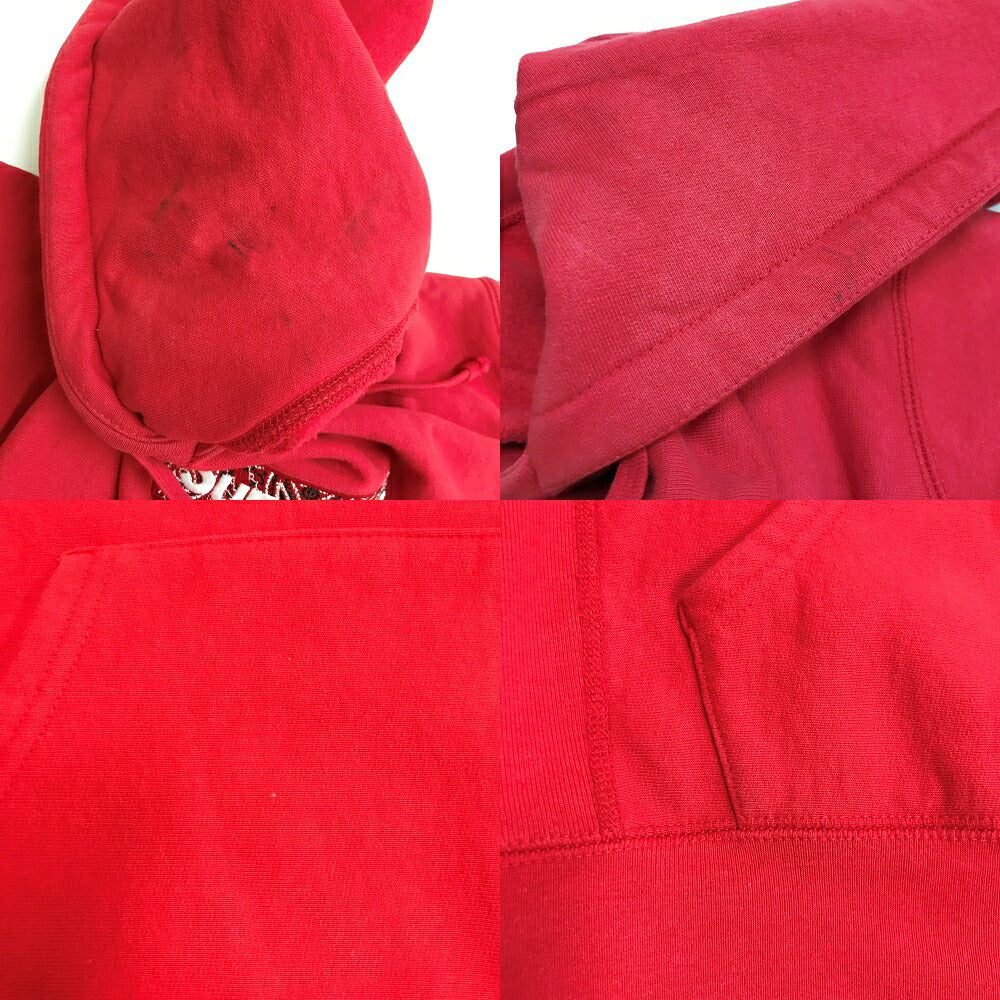 Supreme Bandana Box Logo Pullover Hoodie Red Size S