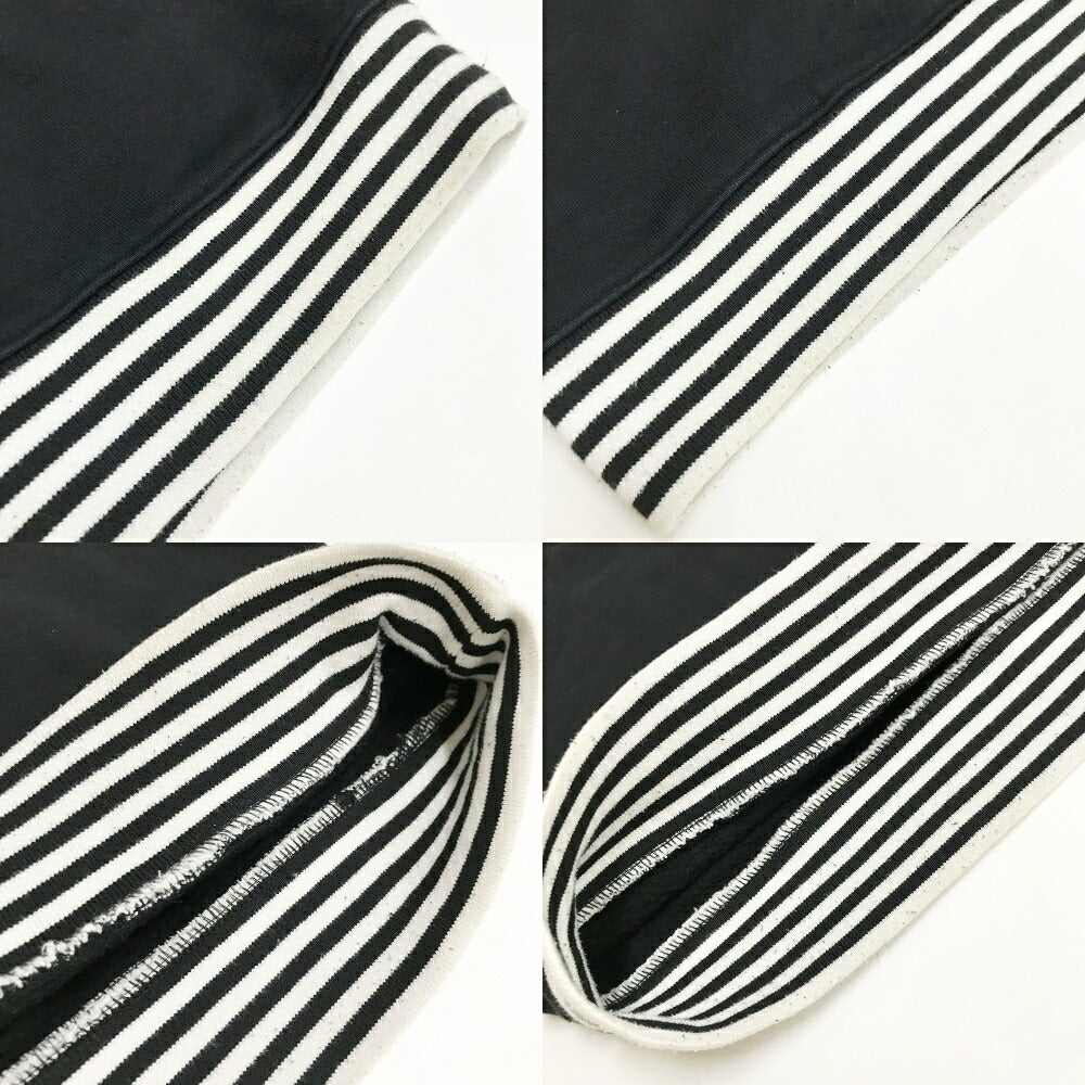 Supreme Classic Logo Stripe Rib Sweatshirt Multi Size S