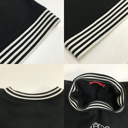 Supreme Classic Logo Stripe Rib Sweatshirt Multi Size S