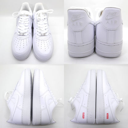 Supreme x Nike Air Force 1 Low SP White Sneakers