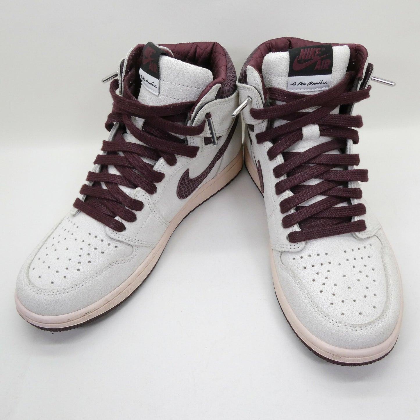 A MA MANIERE x Nike Air Jordan 1 Retro Burgundy Sneakers
