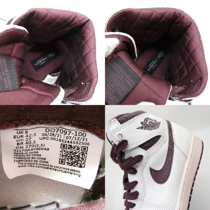 A MA MANIERE x Nike Air Jordan 1 Retro Burgundy Sneakers