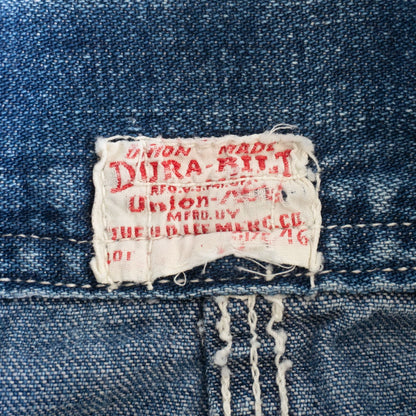 DURA-BILT 30s Denim Jumpsuit Size 40
