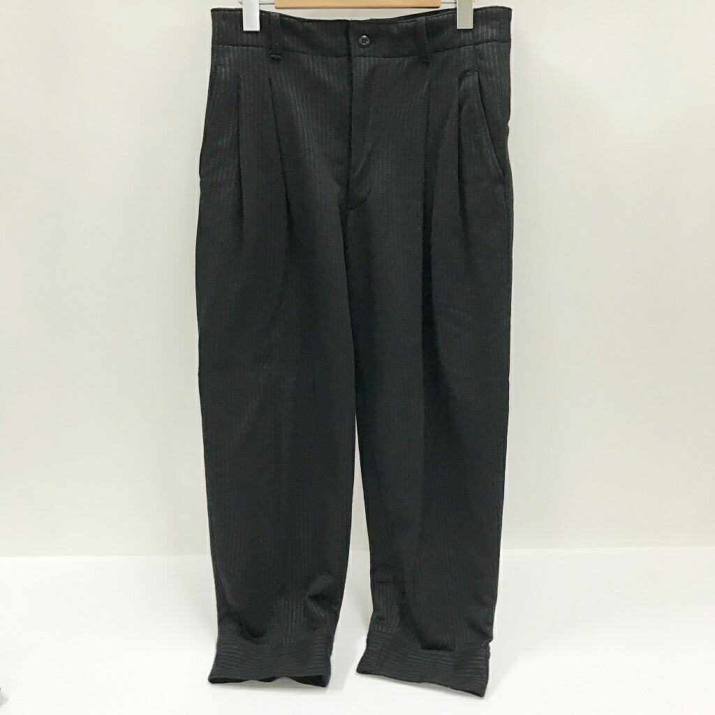 ISSEY MIYAKE 80s Black Stripe Slacks Pants Size M
