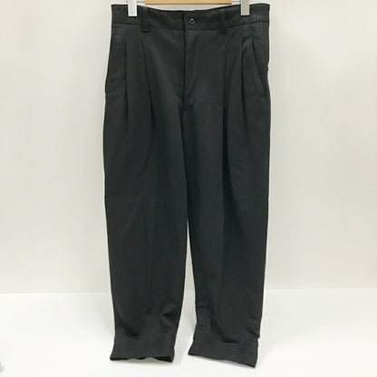 ISSEY MIYAKE 80s Black Stripe Slacks Pants Size M