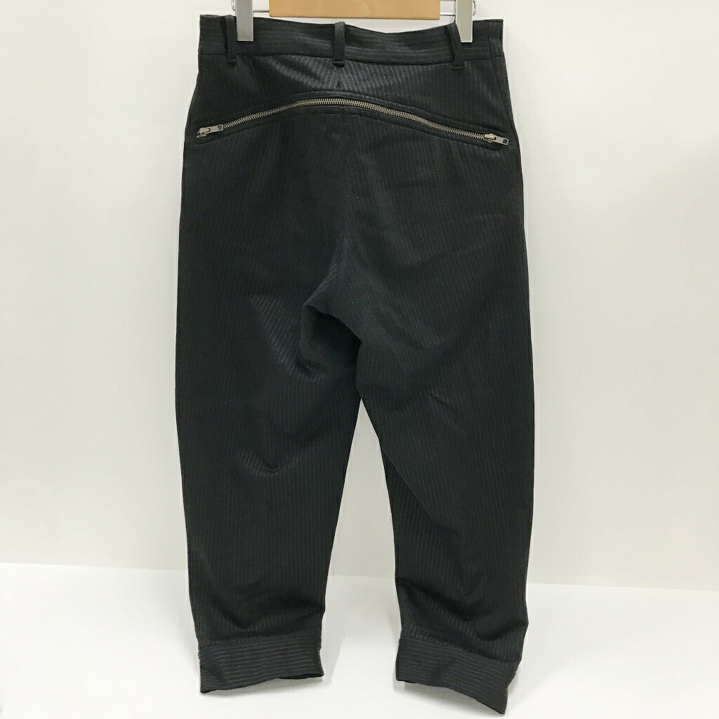 ISSEY MIYAKE 80s Black Stripe Slacks Pants Size M