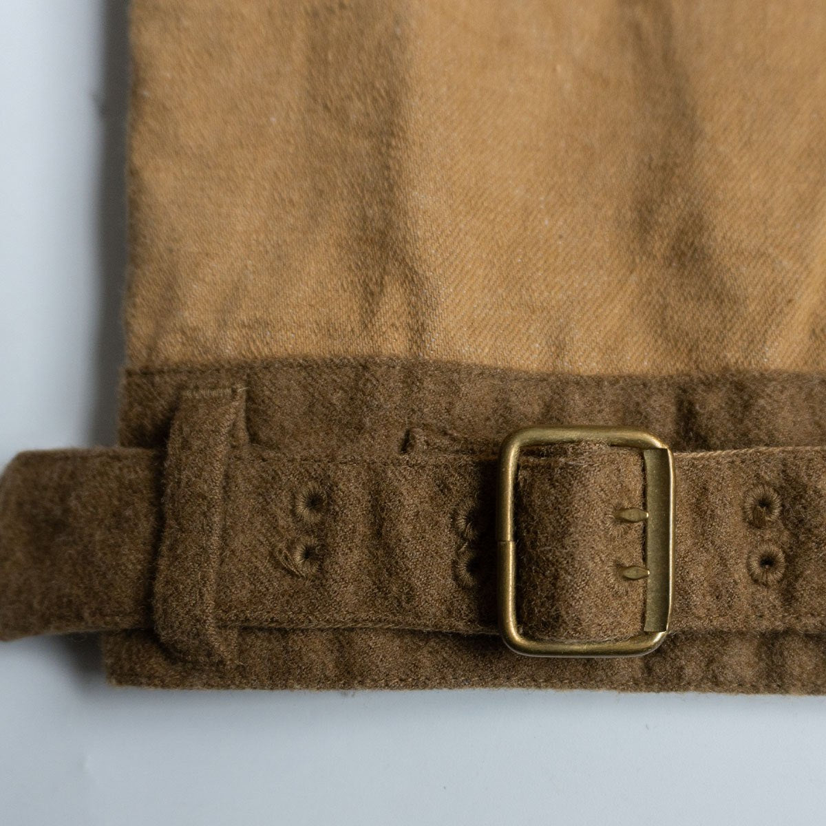 NIGEL CABOURN Wool Mix Brown Denim Jacket Size XXL