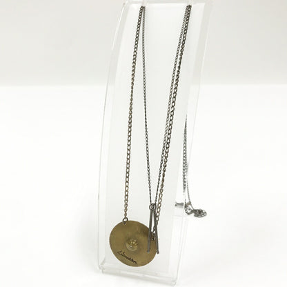 LAD MUSICIAN Cymbal Necklace Silver Size ONE SIZE