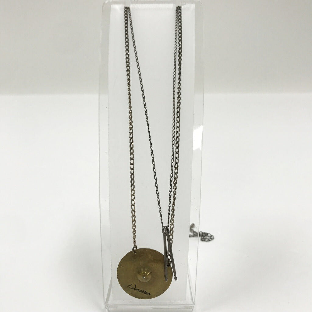 LAD MUSICIAN Cymbal Necklace Silver Size ONE SIZE