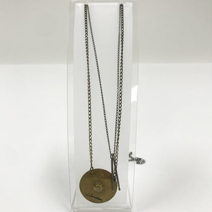 LAD MUSICIAN Cymbal Necklace Silver Size ONE SIZE
