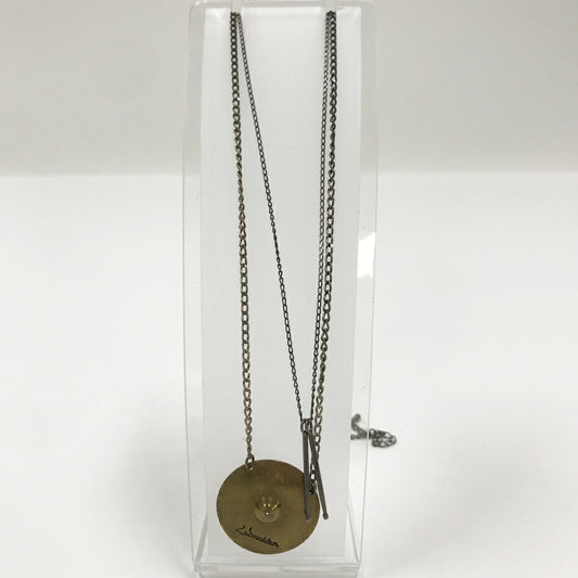 LAD MUSICIAN Cymbal Necklace Silver Size ONE SIZE