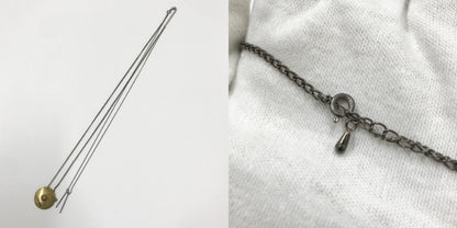 LAD MUSICIAN Cymbal Necklace Silver Size ONE SIZE