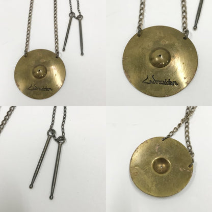 LAD MUSICIAN Cymbal Necklace Silver Size ONE SIZE