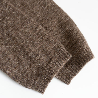 Y's for Men Zip-up knit hoodie Brown Size L
