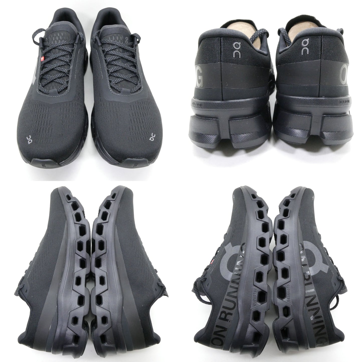 On Cloudmonster 1 Black Running Sneakers