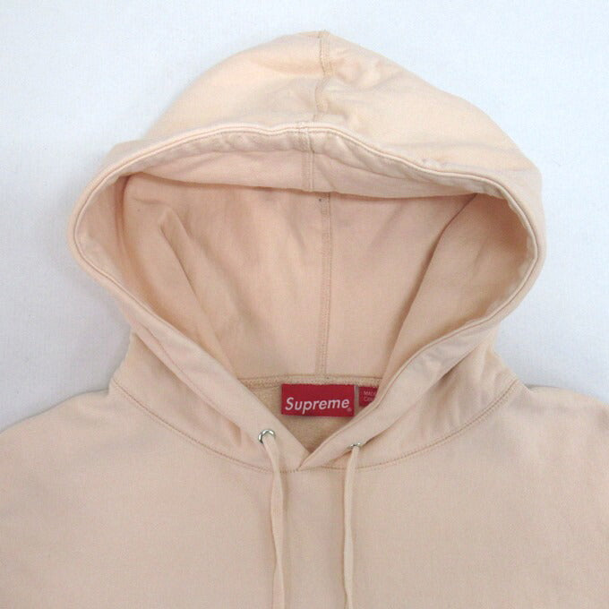 Supreme FW16 Box Logo Peach Pink Hoodie Size L