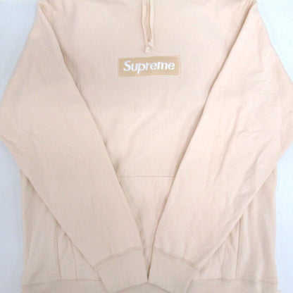 Supreme FW16 Box Logo Peach Pink Hoodie Size L