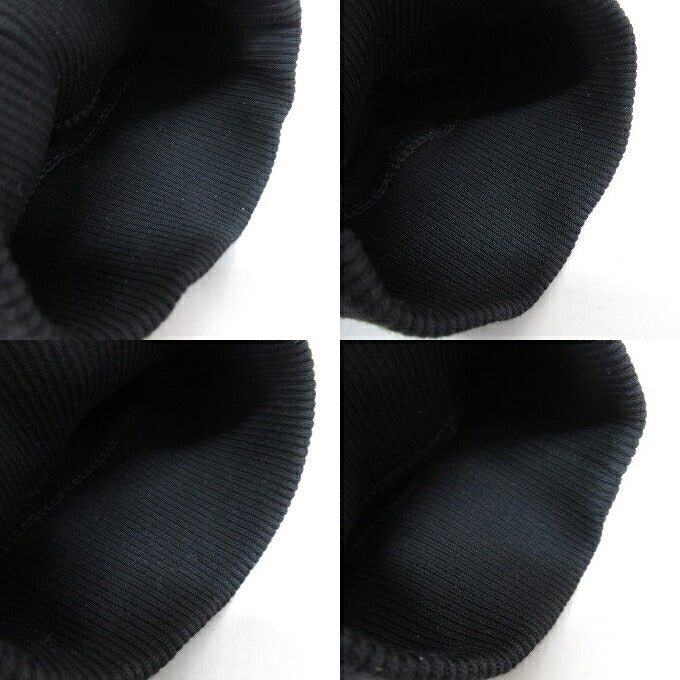 LOUIS VUITTON Monogram French Terry Zip Hoodie Black Size M