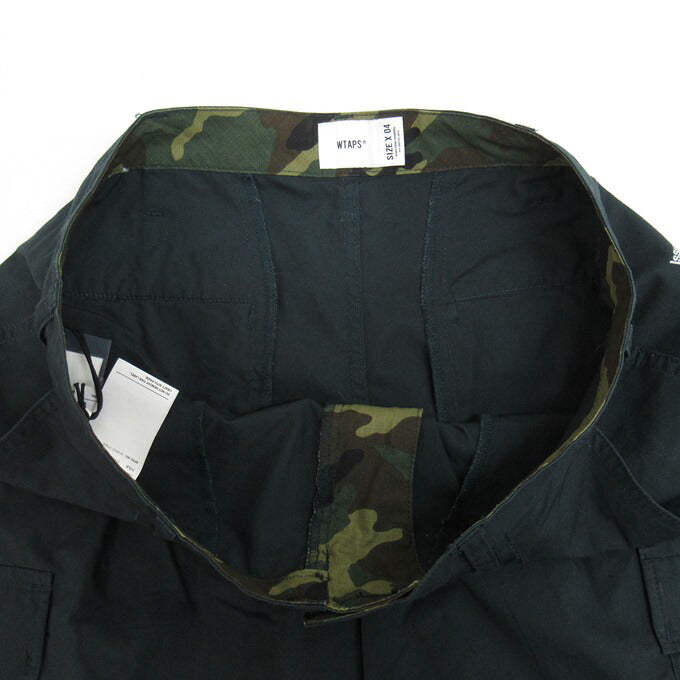 WTAPS SS24 MILS9601 Cotton Ripstop Shorts Green Size 04