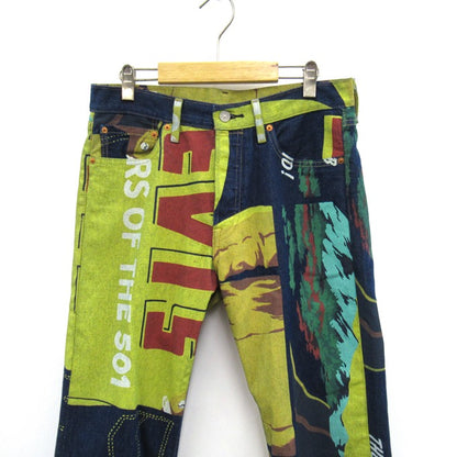 Levi's 501 Selvedge 150th Anniversary Print Jeans Size W32