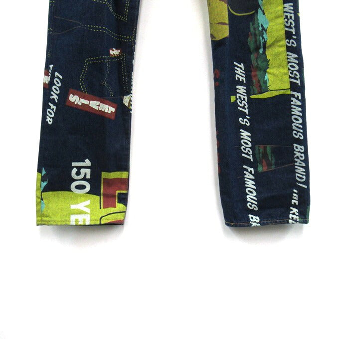 Levi's 501 Selvedge 150th Anniversary Print Jeans Size W32