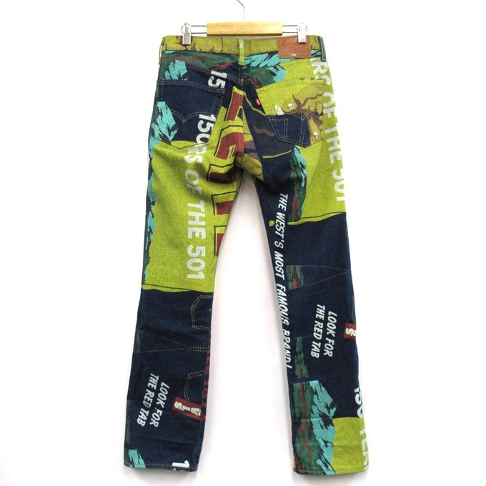 Levi's 501 Selvedge 150th Anniversary Print Jeans Size W32