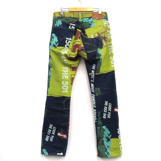 Levi's 501 Selvedge 150th Anniversary Print Jeans Size W32
