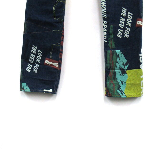 Levi's 501 Selvedge 150th Anniversary Print Jeans Size W32