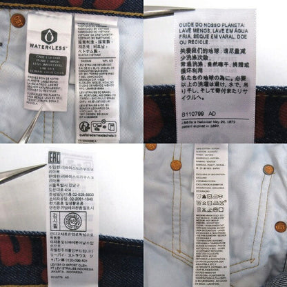 Levi's 501 Selvedge 150th Anniversary Print Jeans Size W32