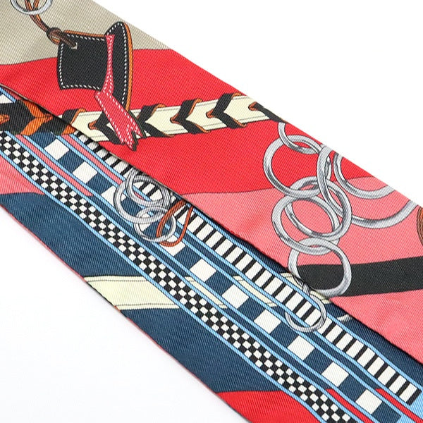 HERMES Brides et Gris-Gris Red Multi-Color Charm Size ONE SIZE