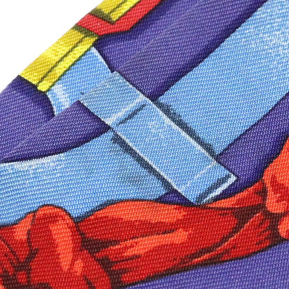 HERMES Grand Manege Silk Scarf Purple