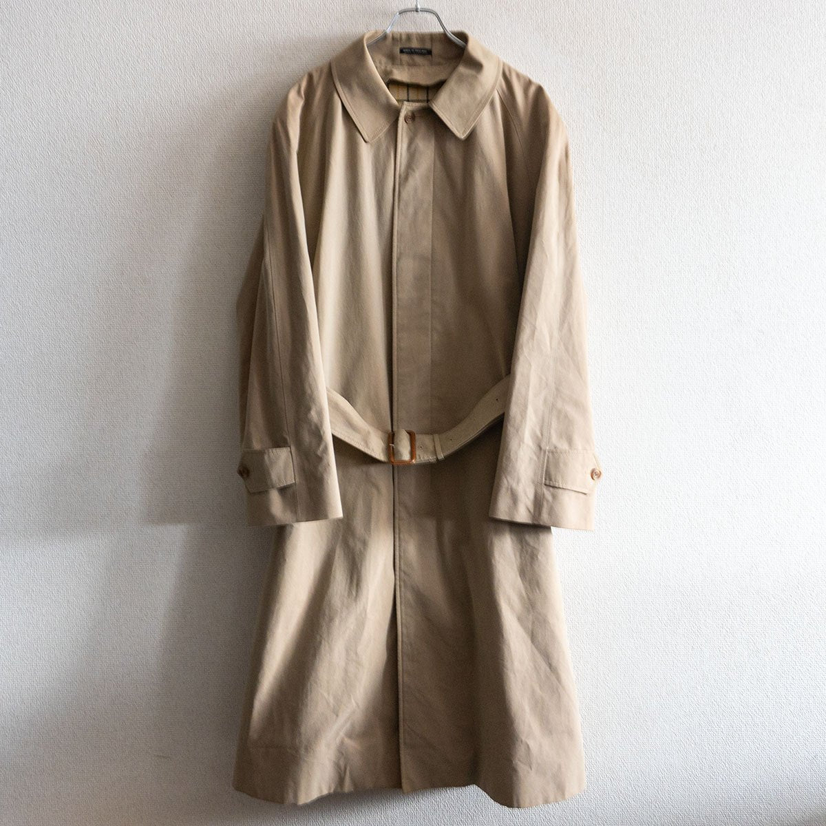 INVERTERE Lined Belted Balmacaan Coat Size 42