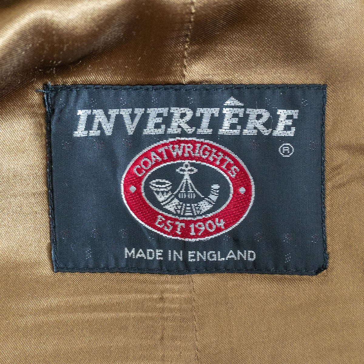INVERTERE Lined Belted Balmacaan Coat Size 42