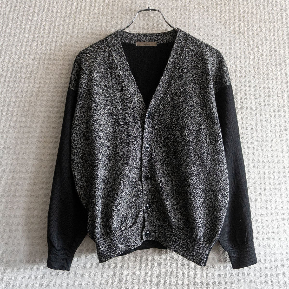 Y's for Men Bicolor Cardigan Gray Size M