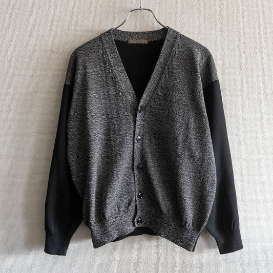 Y's for Men Bicolor Cardigan Gray Size M
