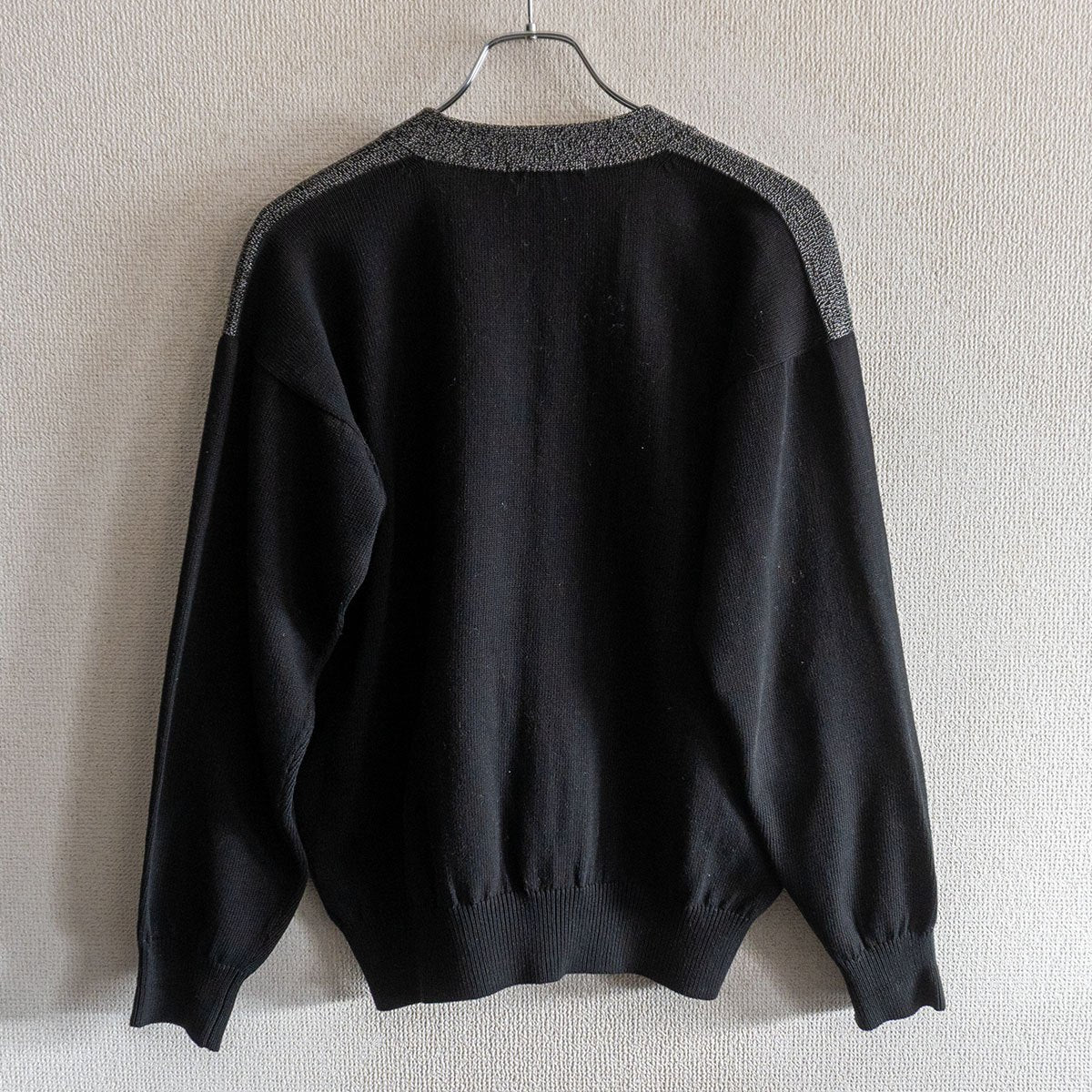 Y's for Men Bicolor Cardigan Gray Size M