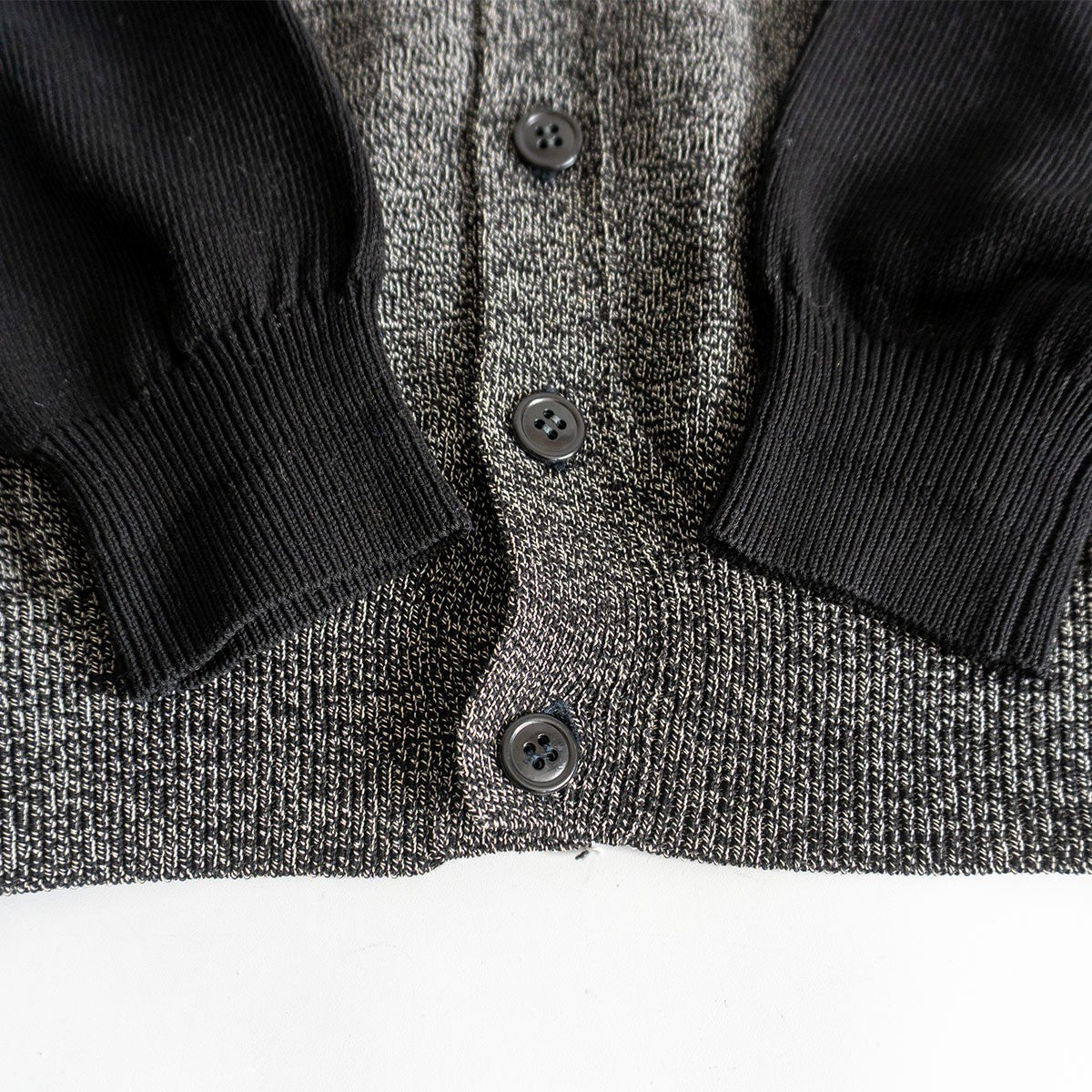 Y's for Men Bicolor Cardigan Gray Size M