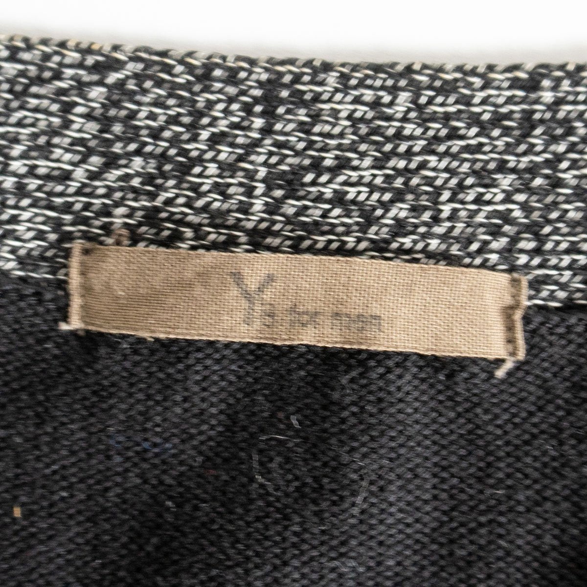 Y's for Men Bicolor Cardigan Gray Size M